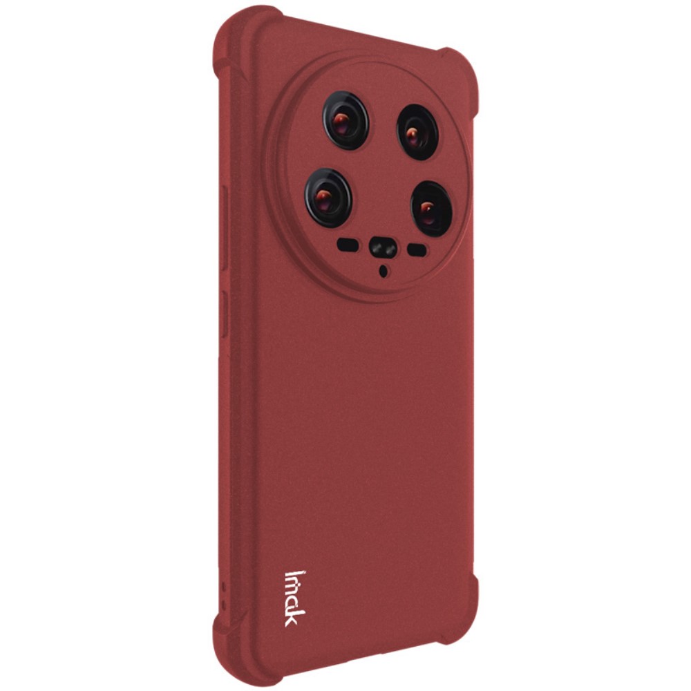 IMAK IMAK Xiaomi 14 Ultra Skal TPU AirBag Hörn Matt Röd