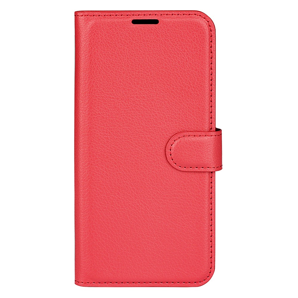  Xiaomi 14 Ultra Fodral Litchi Läder Röd