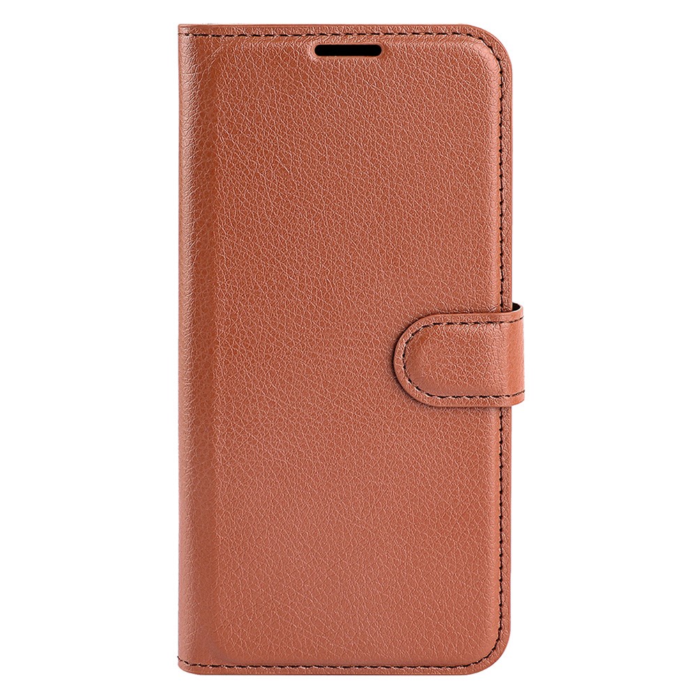  Xiaomi 14 Ultra Fodral Litchi Läder Brun