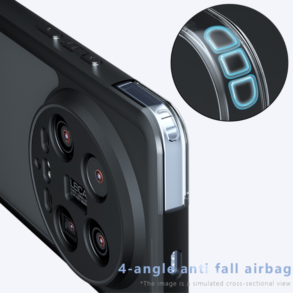  Xiaomi 14 Ultra Skal Shockproof Hybrid Svart