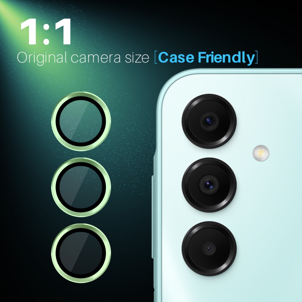 NORTHJO NORTHJO Samsung Galaxy A16 Linsskydd Härdat Glas Grön