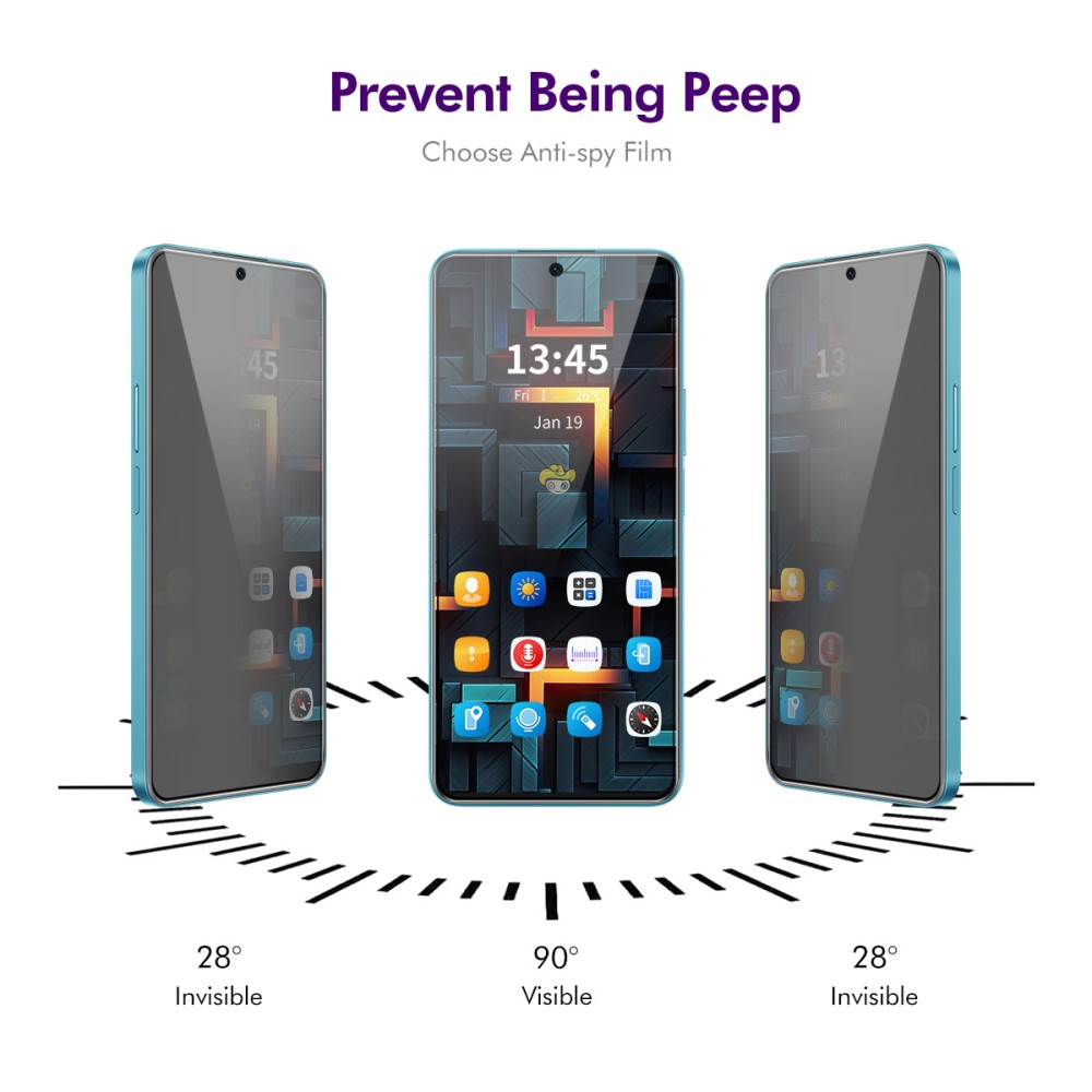 ENKAY ENKAY Xiaomi 14T Pro/14T Skärmskydd Heltäckande Privacy