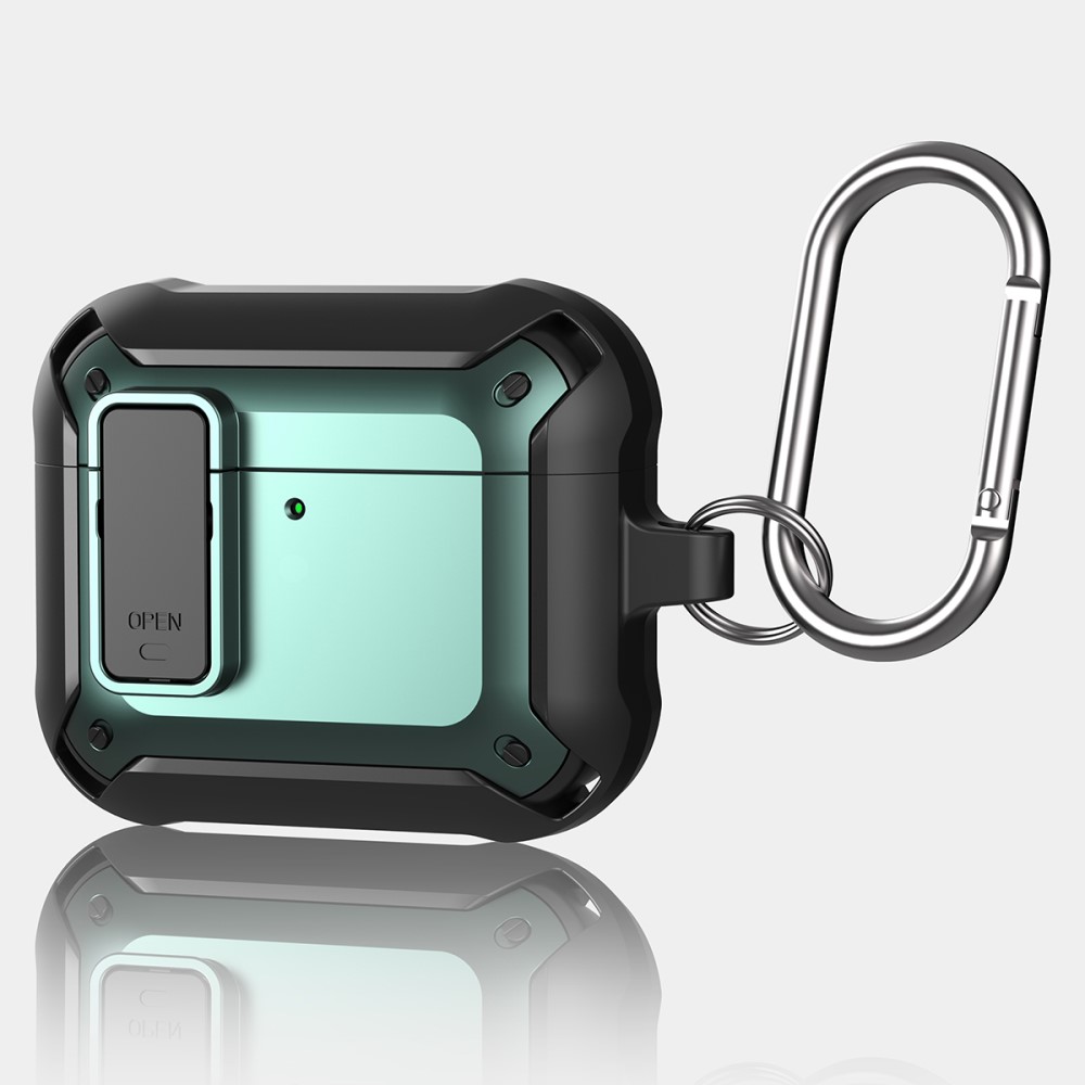  AirPods 4 Skal Shockproof Hybrid Armor Blå