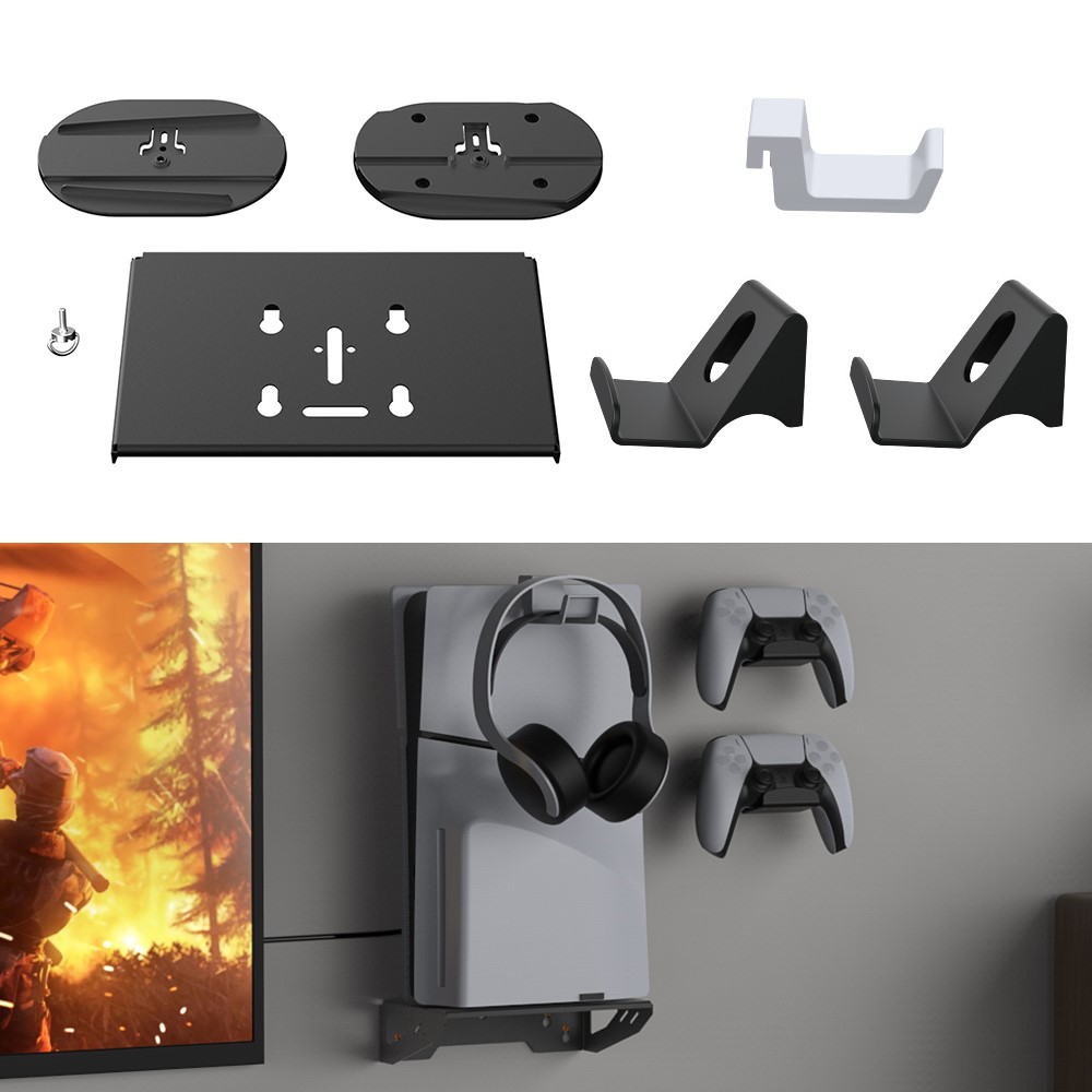 DOBE DOBE PS5 Väggfäste Med Hållare För Handkontroll/Headset