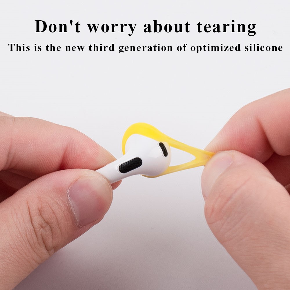  AirPods 3 Silikonskydd Svart