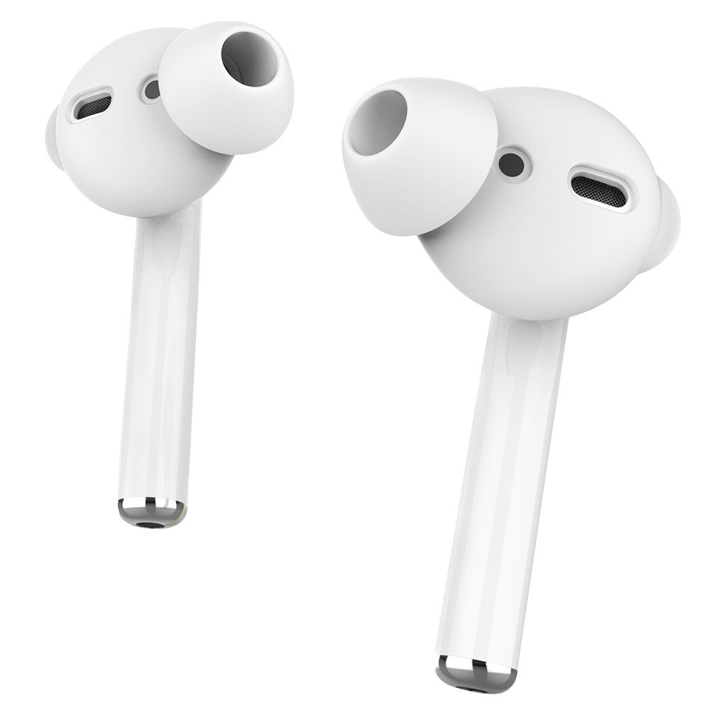 AHASTYLE AHASTYLE AirPods 2/1 3-PACK Öronpluggar Silikon Storlek L Vit