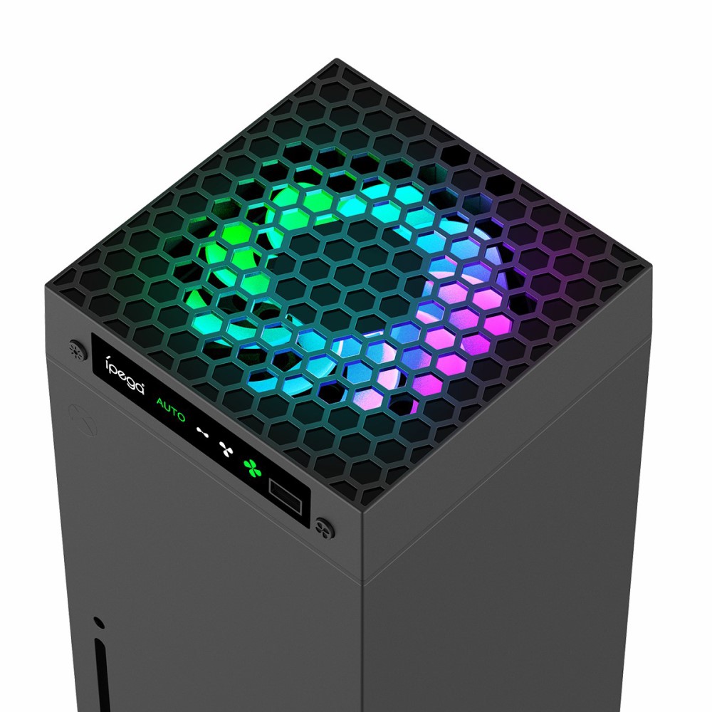 iPega iPega Automatisk Kylfäkt Med Laddare För Xbox X RGB Svart
