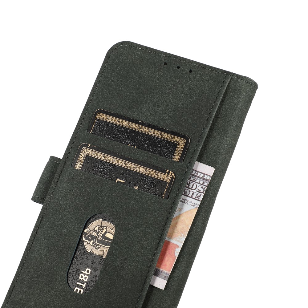 KHAZNEH KHAZNEH Samsung Galaxy S25 Ultra Fodral Retro Läder Grön