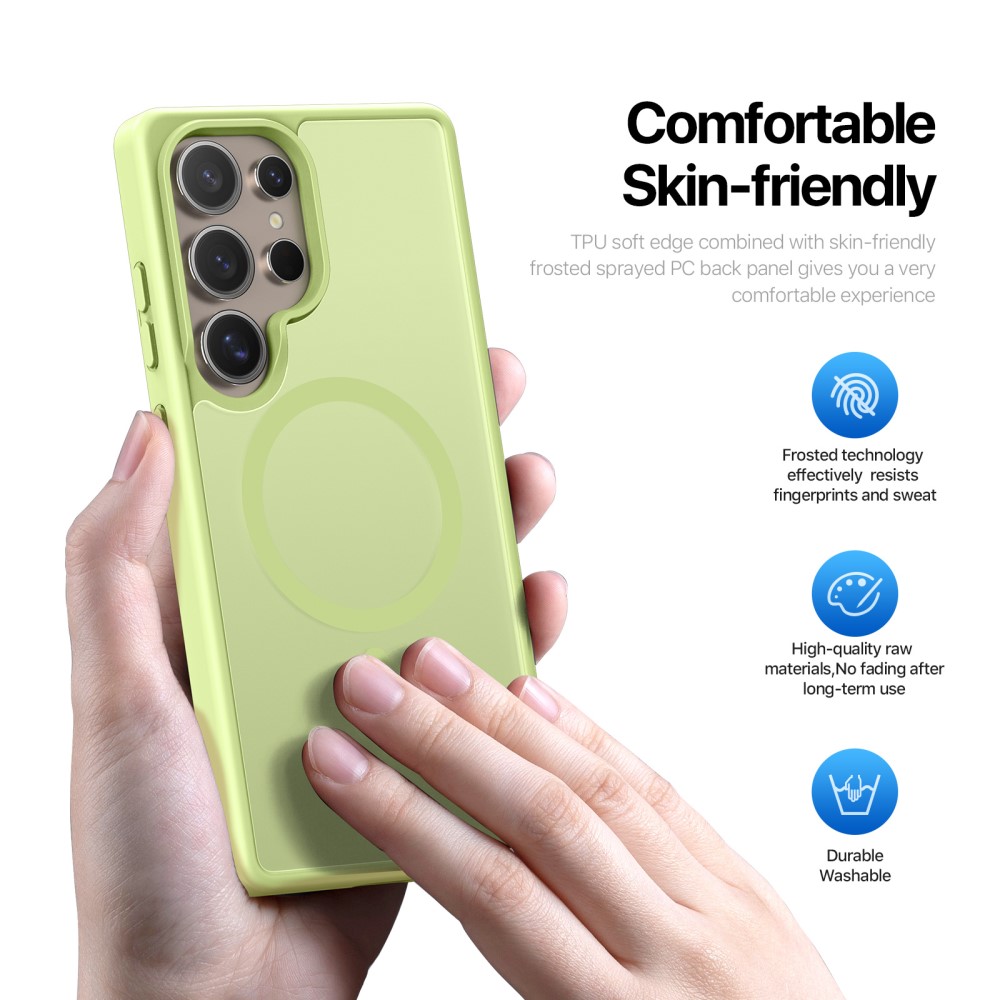 DUX DUCIS DUX DUCIS Galaxy S25 Ultra Skal MagSafe Yind Series Lime