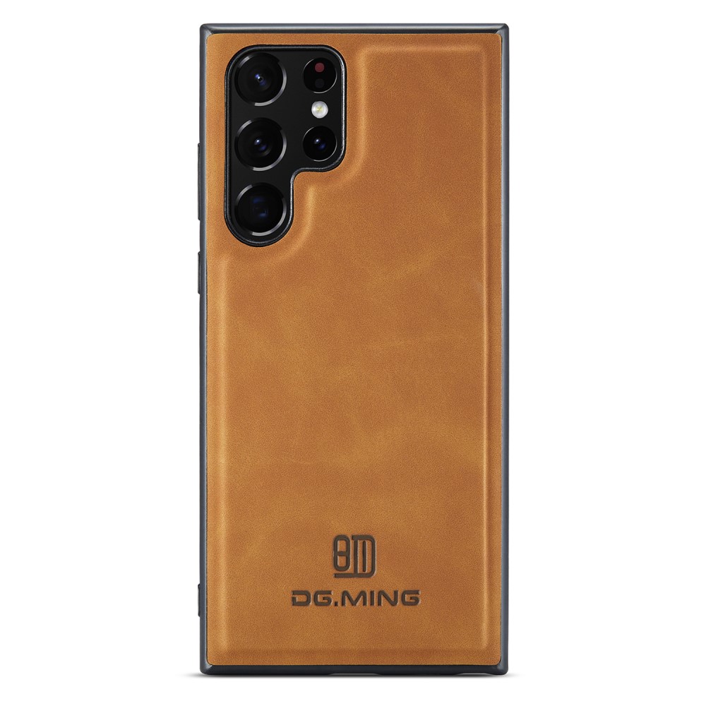 DG.MING DG.MING Samsung Galaxy S25 Ultra Skal Läderbelagt Brun
