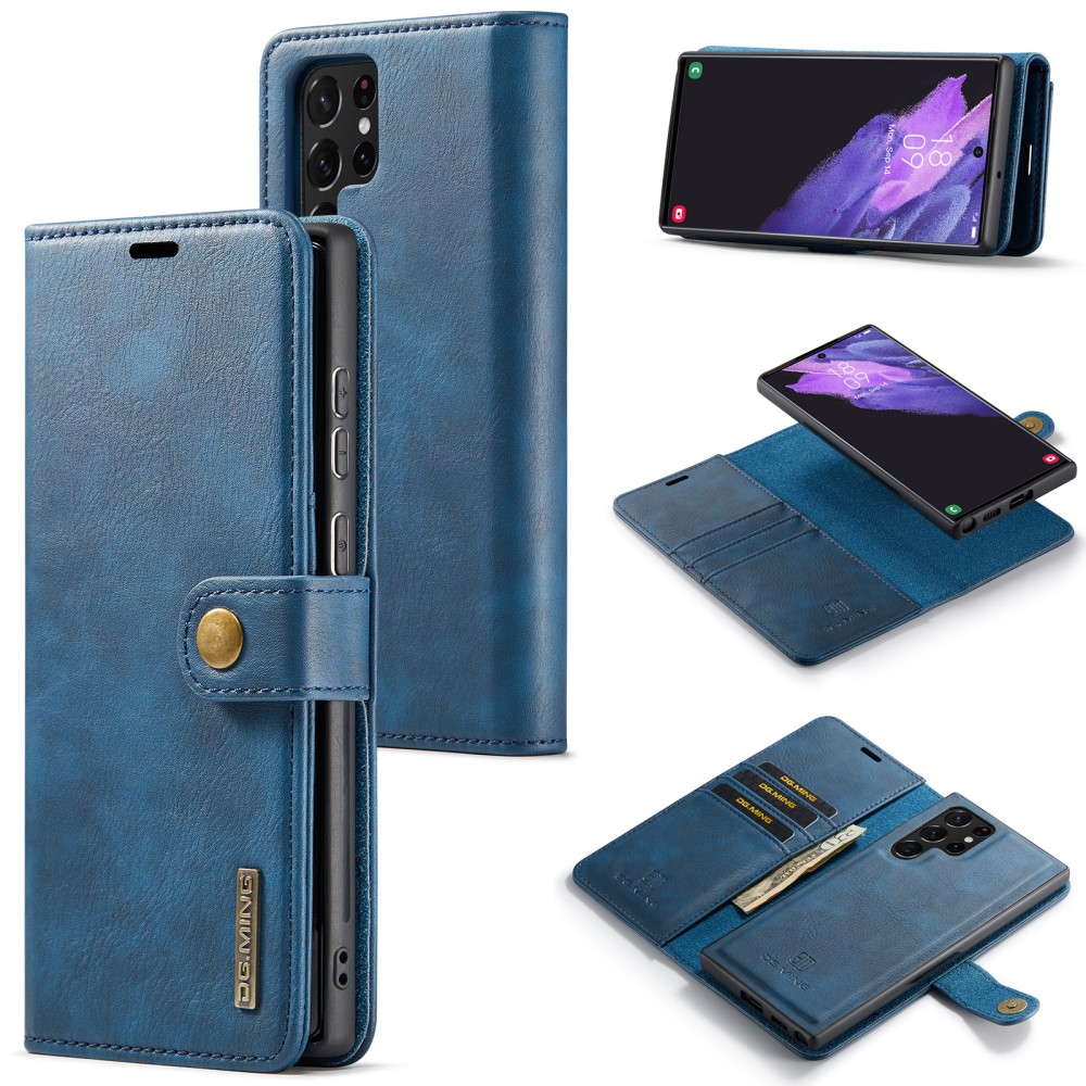 DG.MING DG.MING Galaxy S25 Ultra 2in1 Magnet Fodral / Skal Blå