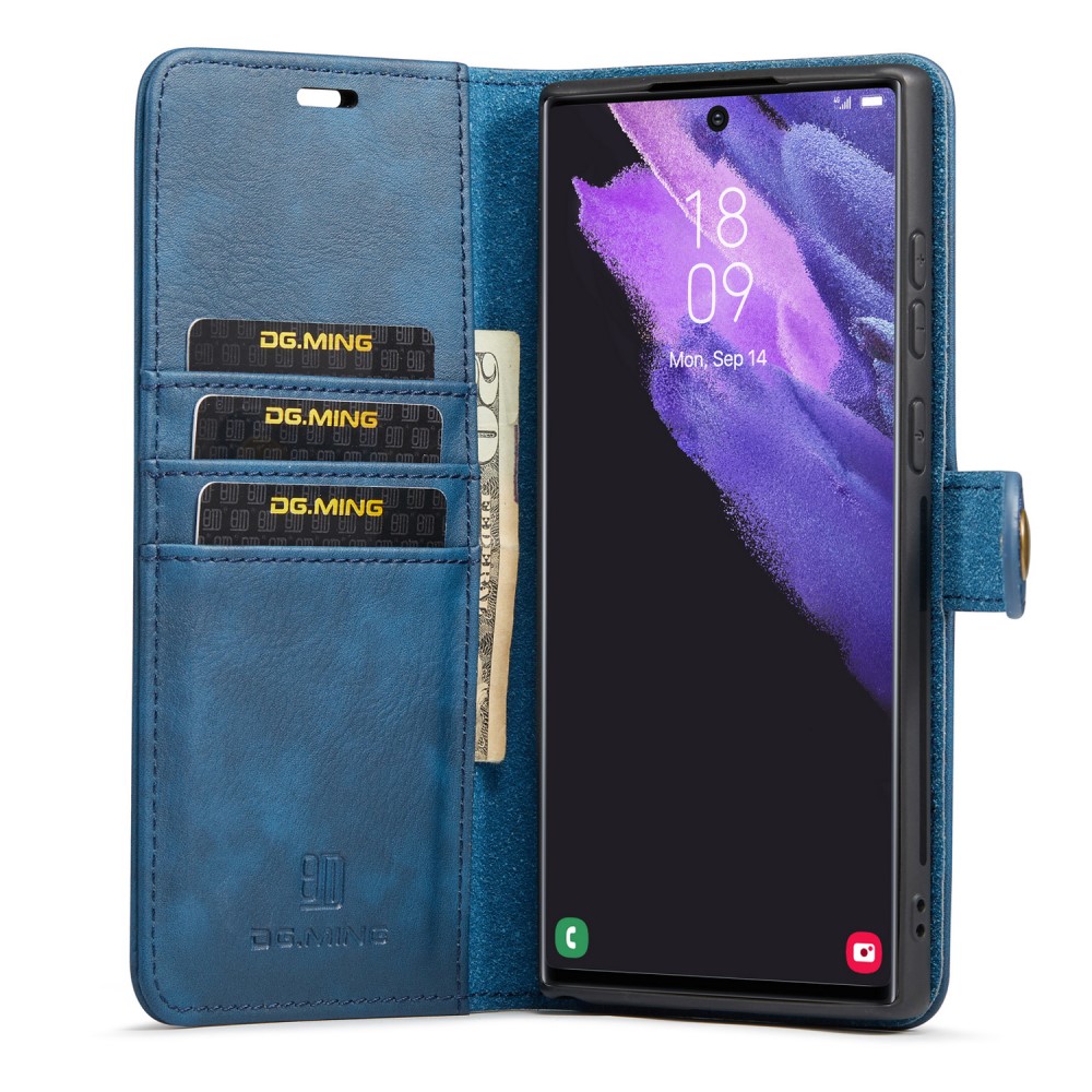 DG.MING DG.MING Galaxy S25 Ultra 2in1 Magnet Fodral / Skal Blå