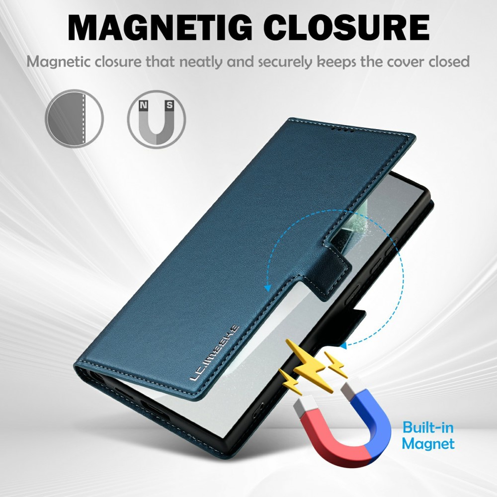 LC.IMEEKE LC.IMEEKE Galaxy S25 Ultra Fodral Med Magnetisk Stängning