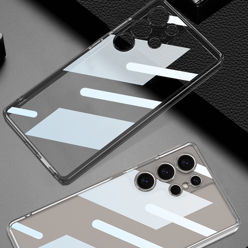 GKK GKK Samsung Galaxy S25 Ultra Skal Hybrid Tonad Svart