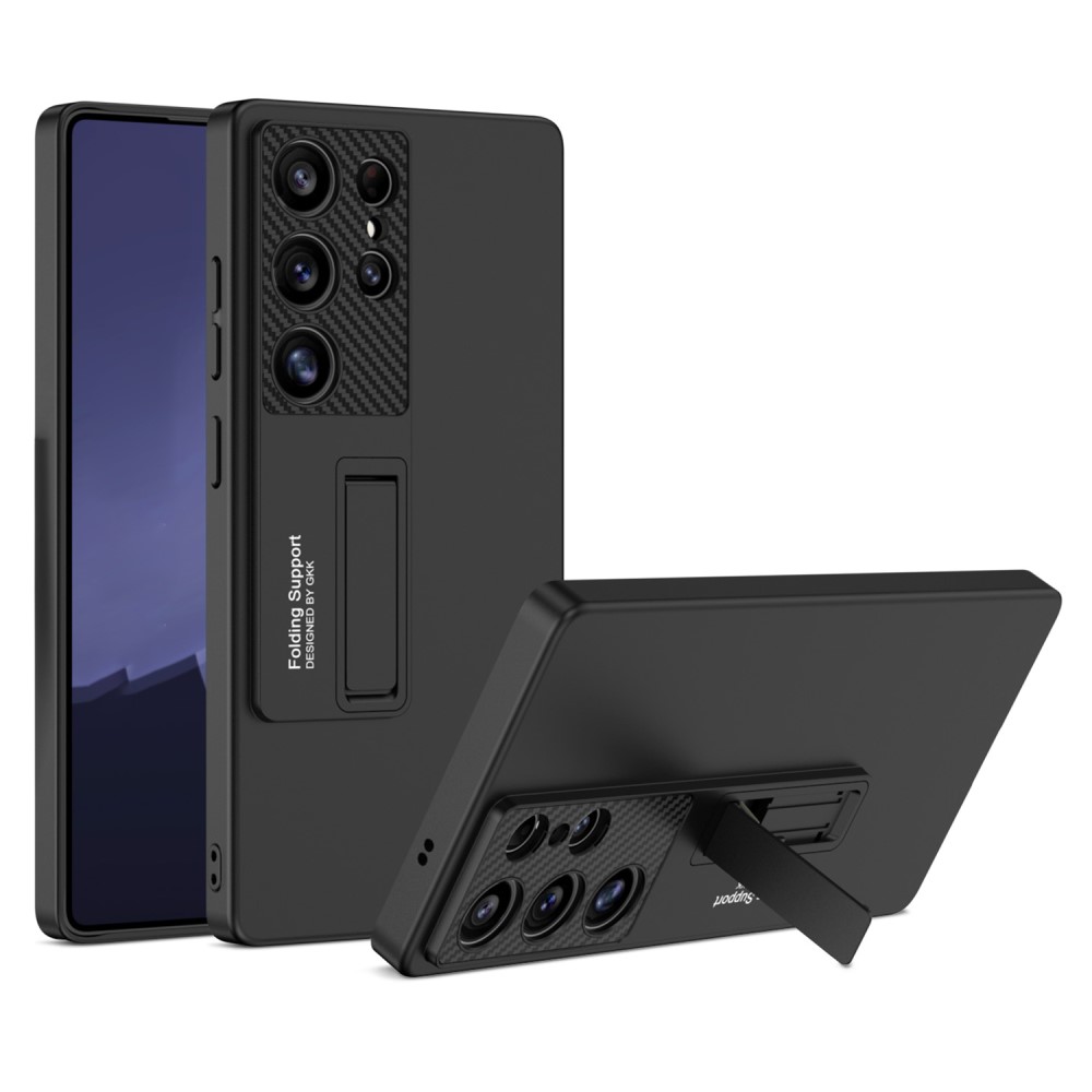 GKK GKK Samsung Galaxy S25 Ultra Skal Kickstand Slim Svart