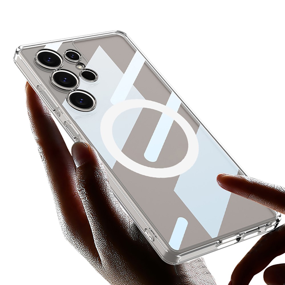 GKK GKK Samsung Galaxy S25 Ultra Skal MagSafe Transparent