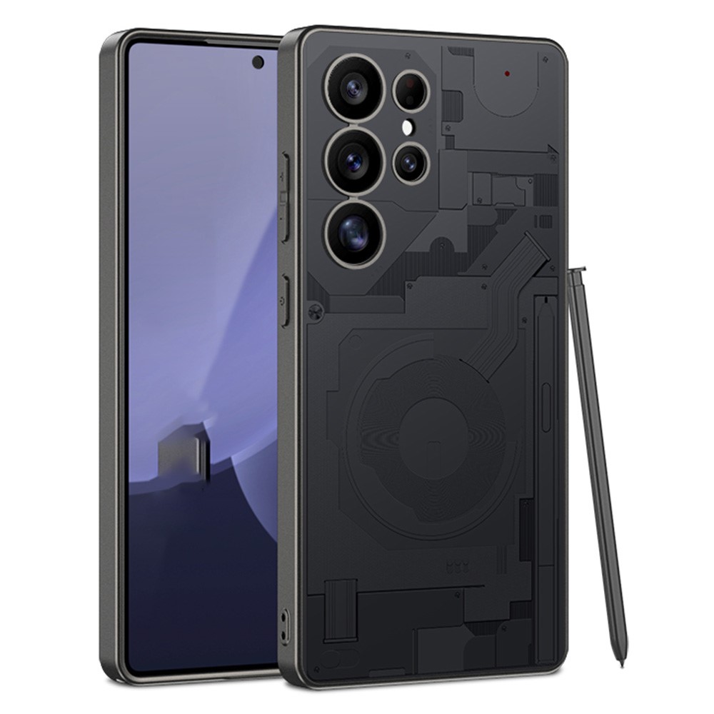 GKK GKK Samsung Galaxy S25 Ultra Skal Circuit Svart