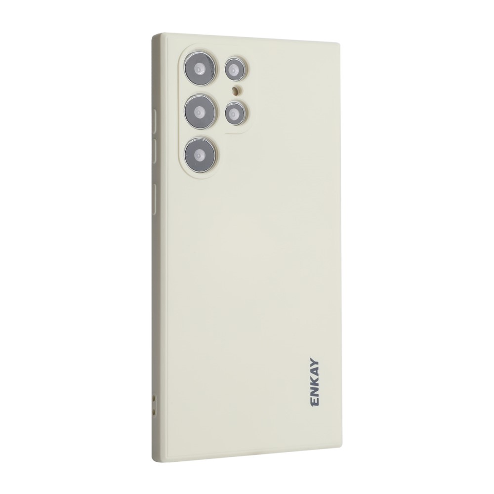 ENKAY ENKAY Samsung Galaxy S25 Ultra Skal Silikon Beige
