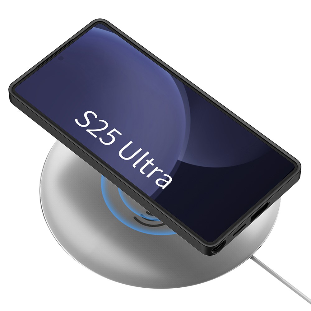 GKK GKK Galaxy S25 Ultra Skal Med Kortfack/Kickstand Läder Grå