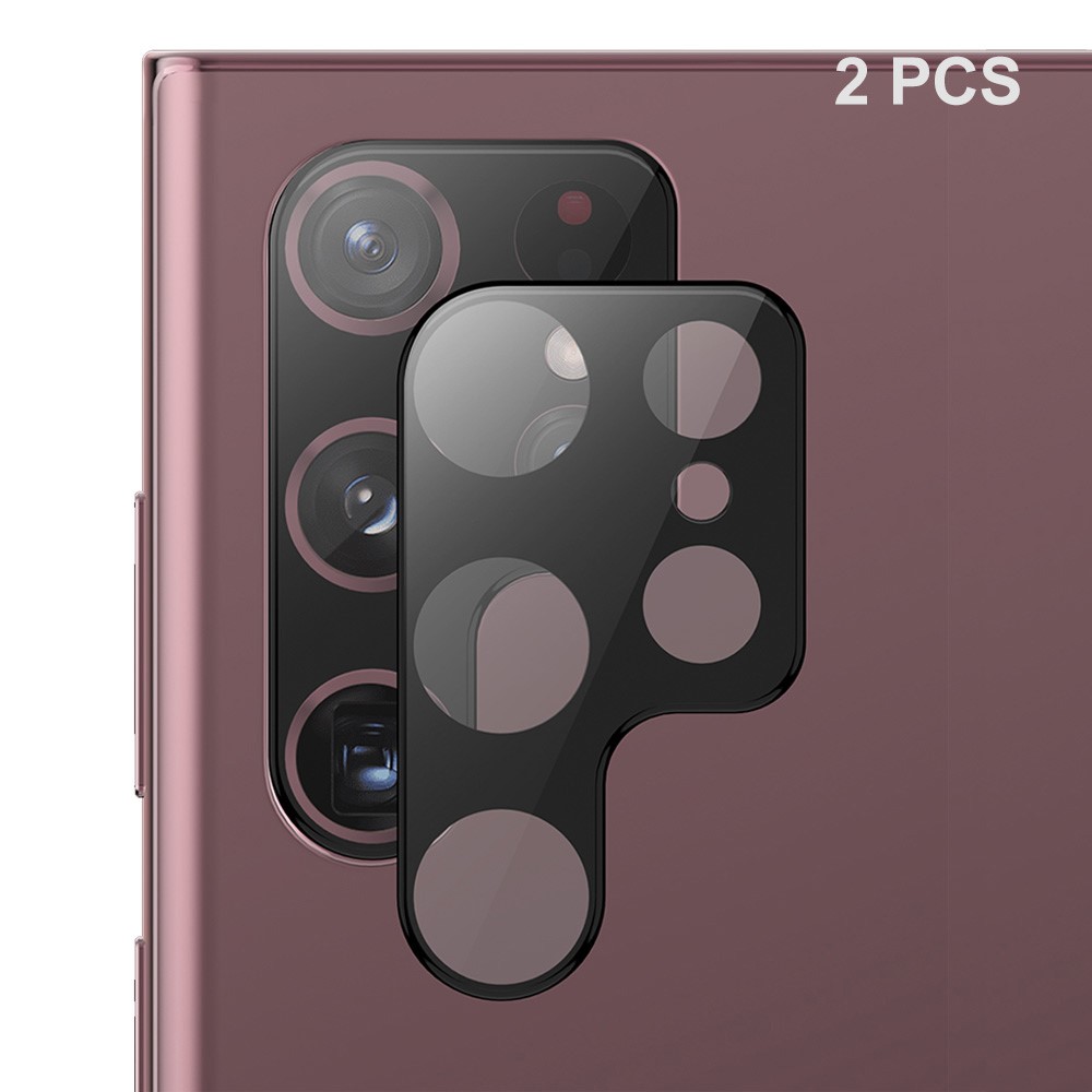 ENKAY ENKAY Samsung Galaxy S25 Ultra Linsskydd Härdat Glas Svart