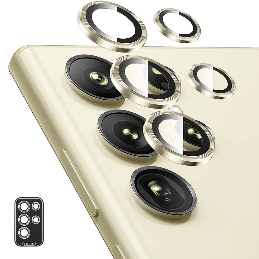 ENKAY ENKAY Samsung Galaxy S25 Ultra Linsskydd Guld