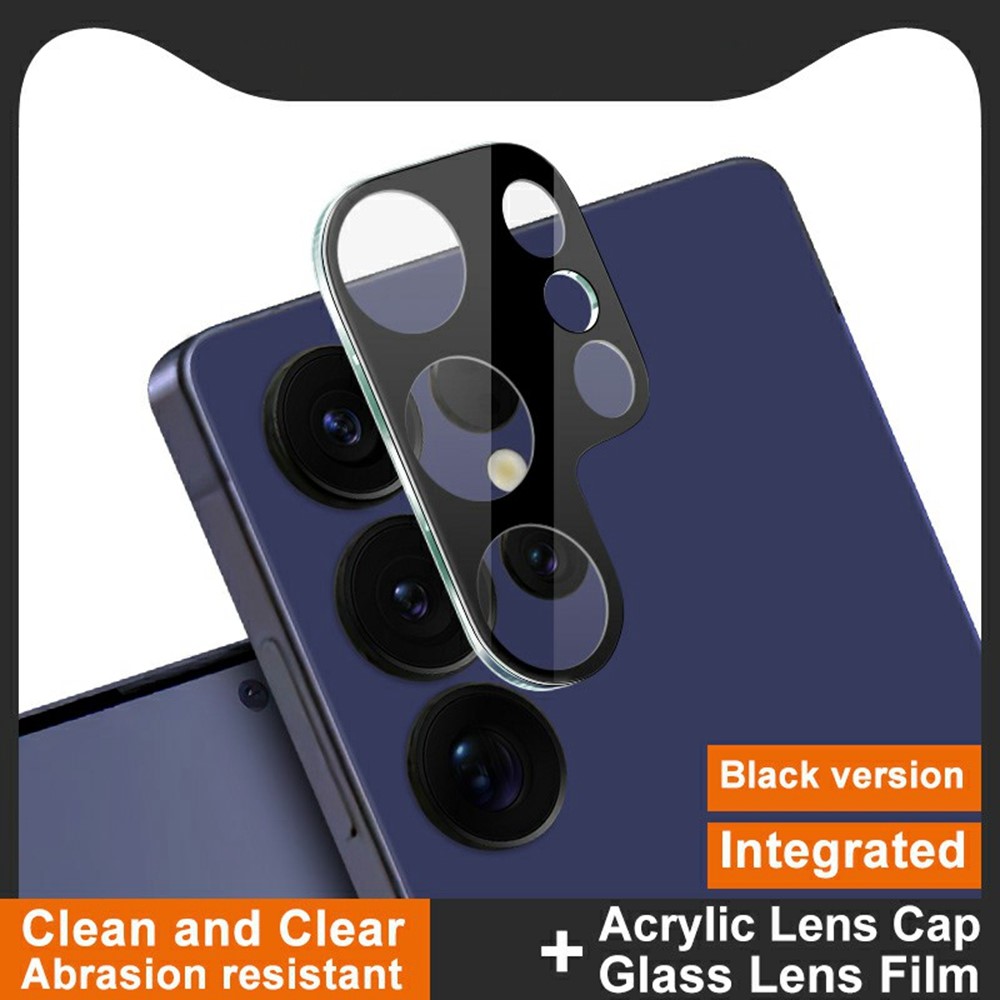 IMAK IMAK Galaxy S25 Ultra Linsskydd Härdat Glas Svart