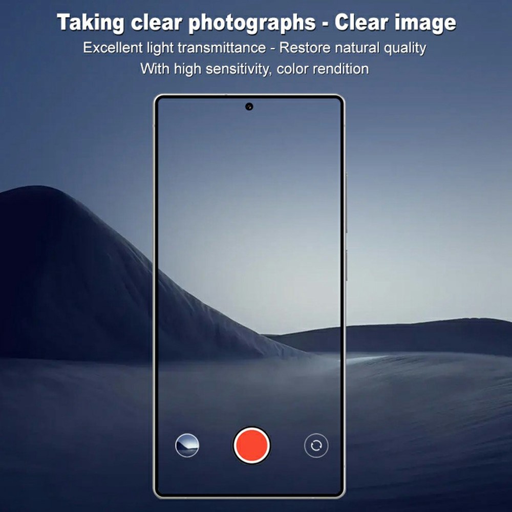 IMAK IMAK Galaxy S25 Ultra Linsskydd Härdat Glas Svart