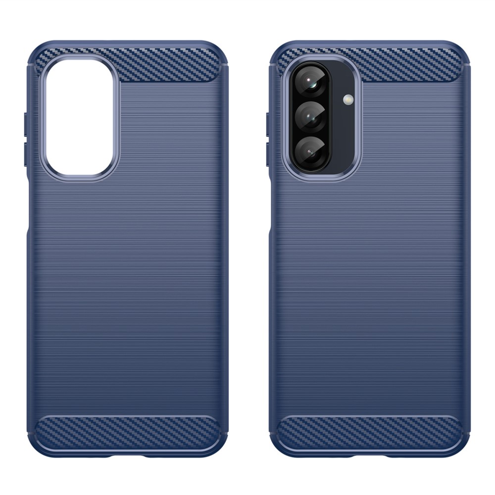  Samsung Galaxy A16 / A26 5G Skal Kolfiber Textur Blå