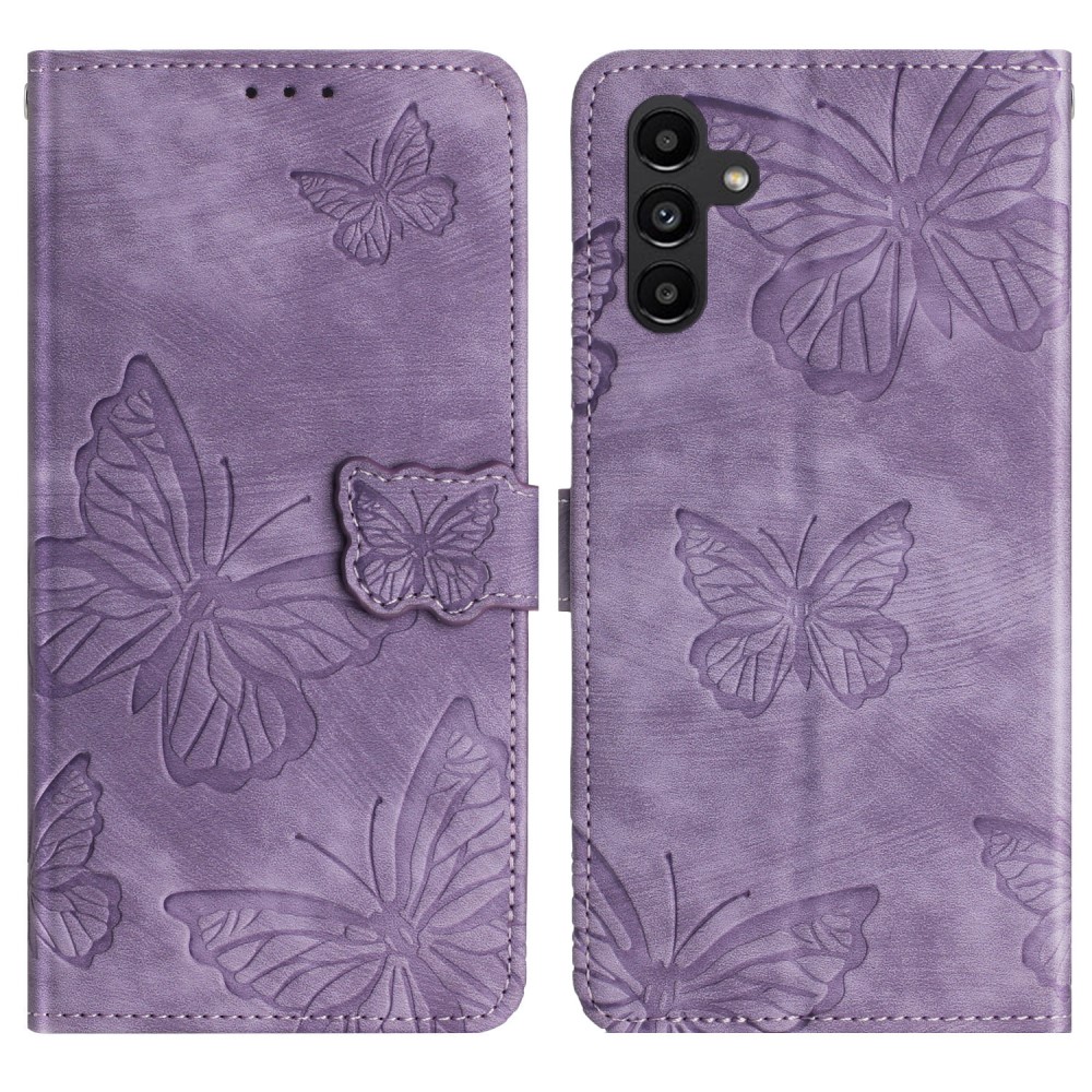  Samsung Galaxy A16 / A26 5G Fodral Fjärilar Lila