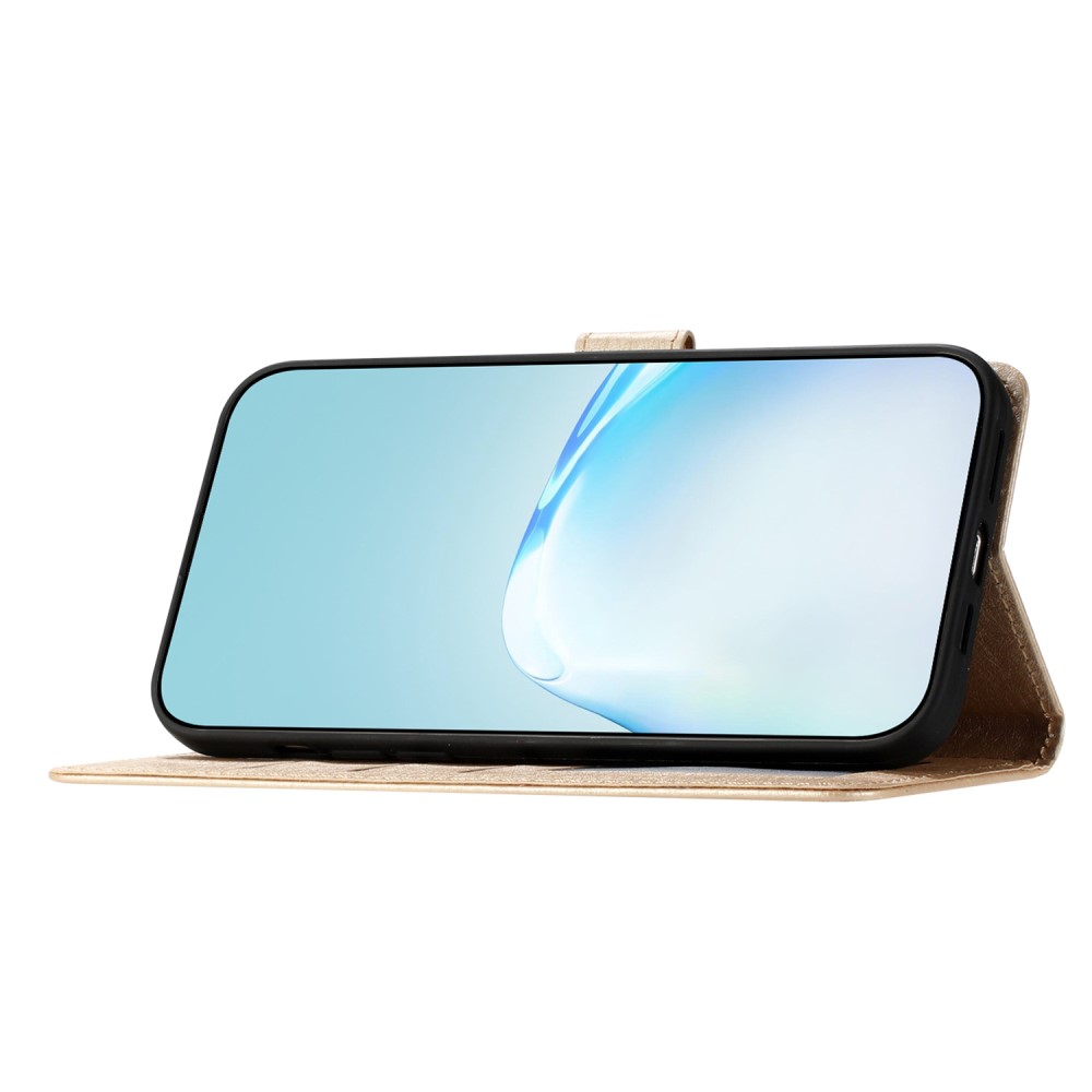  Samsung Galaxy A16 / A26 5G Fodral Med Snodd Guld