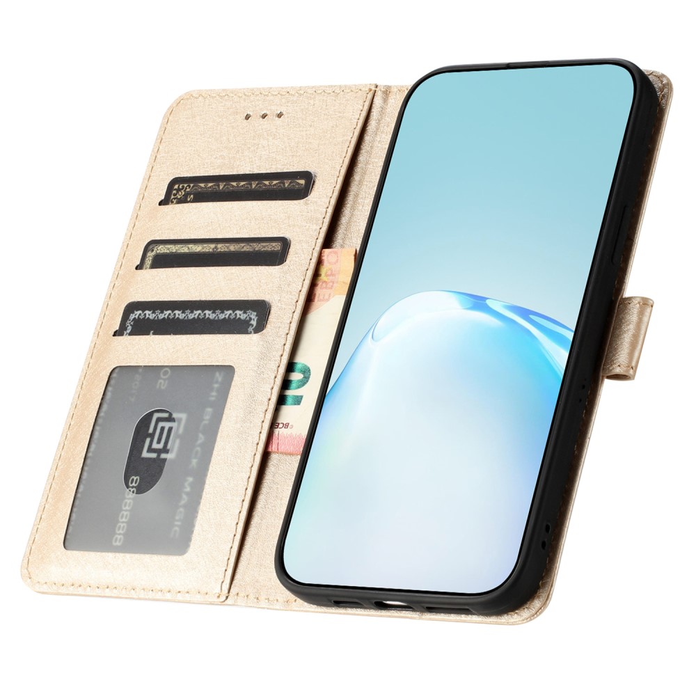  Samsung Galaxy A16 / A26 5G Fodral Med Snodd Guld