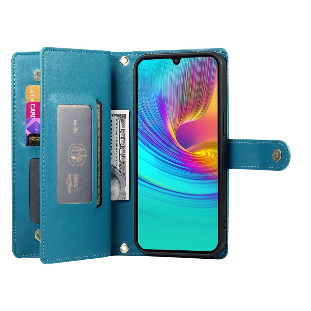  Samsung Galaxy A16 / A26 5G Fodral Med Kortfack Blå