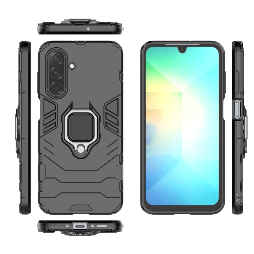  Samsung Galaxy A26 5G Skal Hybrid Ring Armor Svart