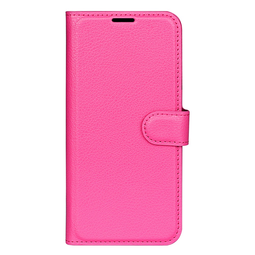  Samsung Galaxy A16 / A26 5G Fodral Litchi Läder Textur Rosa