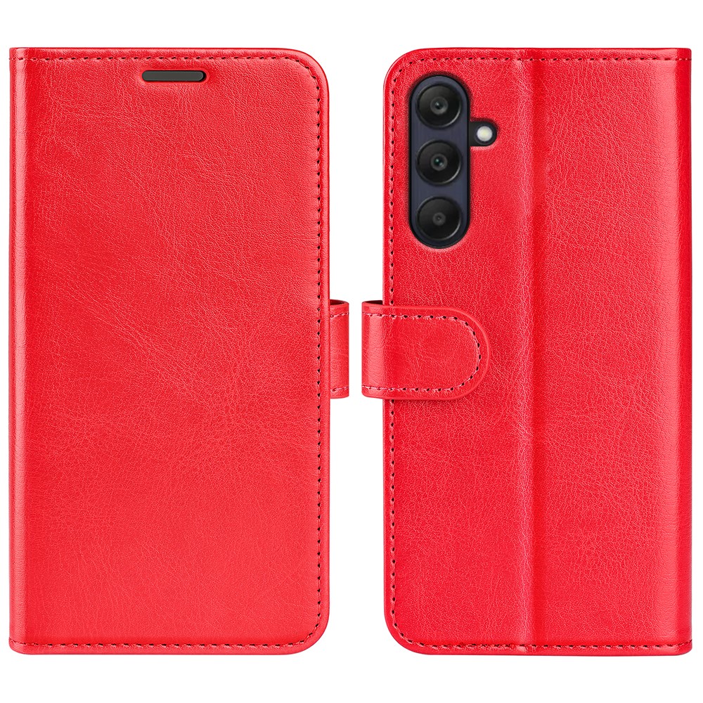  Samsung Galaxy A26 5G Fodral Crazy Horse Läder Röd