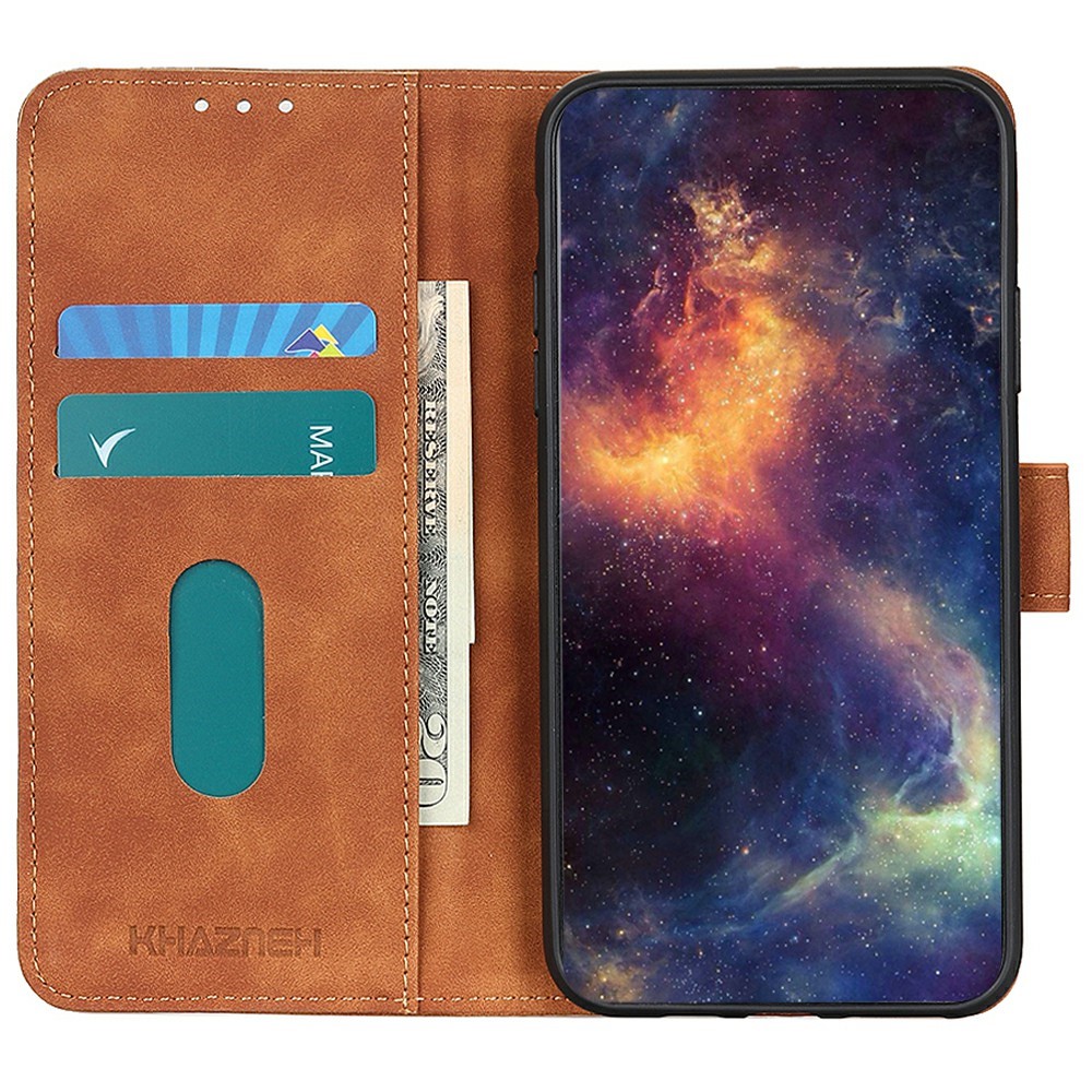 KHAZNEH KHAZNEH Samsung Galaxy A16 / A26 5G Fodral Retro Läder Brun
