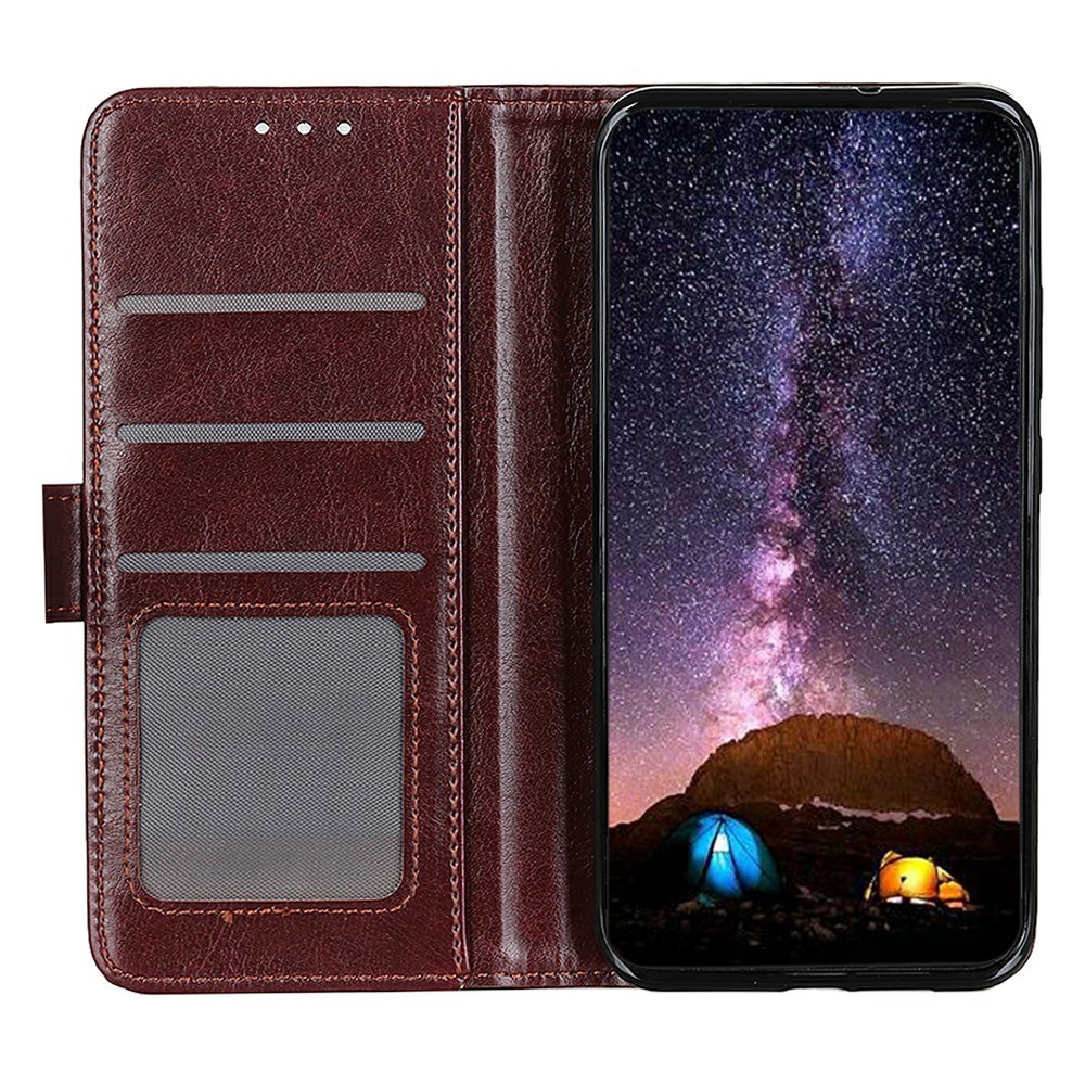 Samsung Galaxy A16 / A26 5G Fodral Crazy Horse Läder Brun