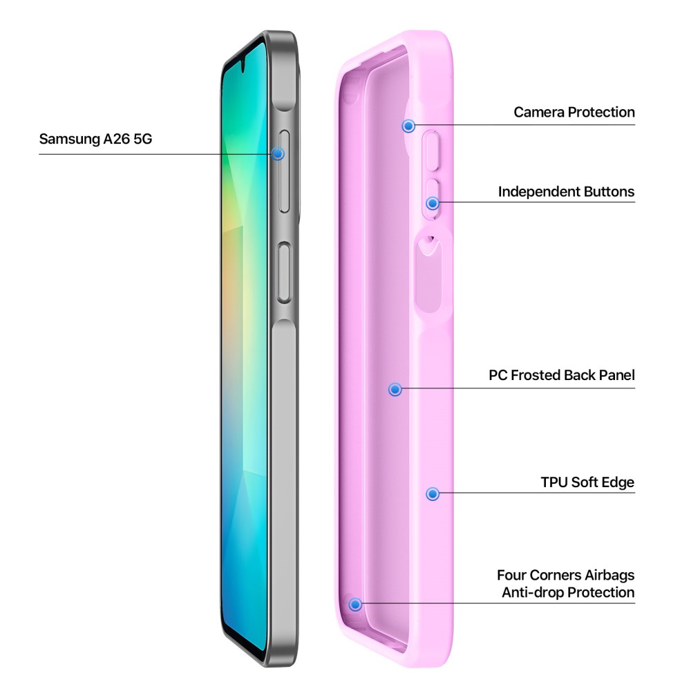 DUX DUCIS DUX DUCIS Galaxy A16 / A26 5G Skal Yind Series Matt Rosa