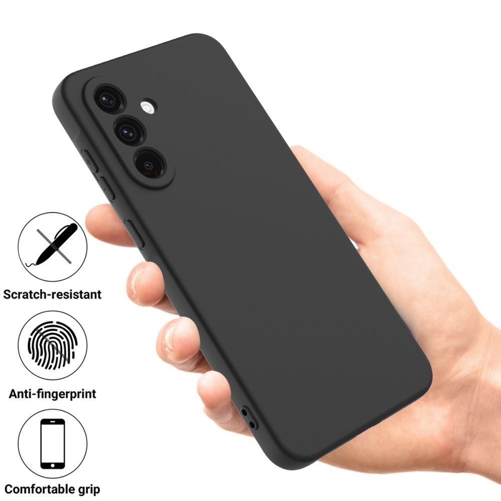 Samsung Galaxy A26 5G Skal Liquid Silikon Svart