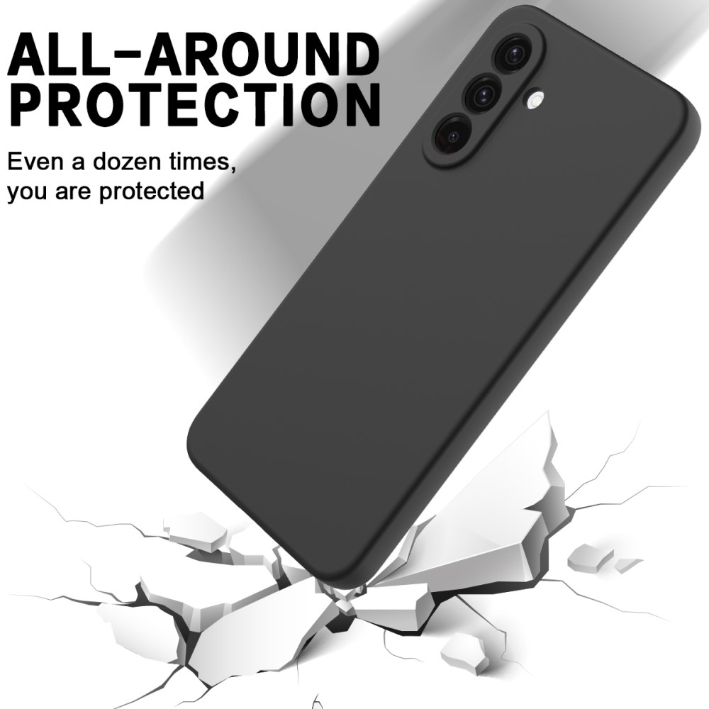  Samsung Galaxy A26 5G Skal Liquid Silikon Svart