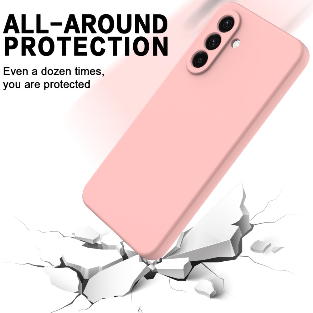  Samsung Galaxy A26 5G Skal Liquid Silikon Rosa