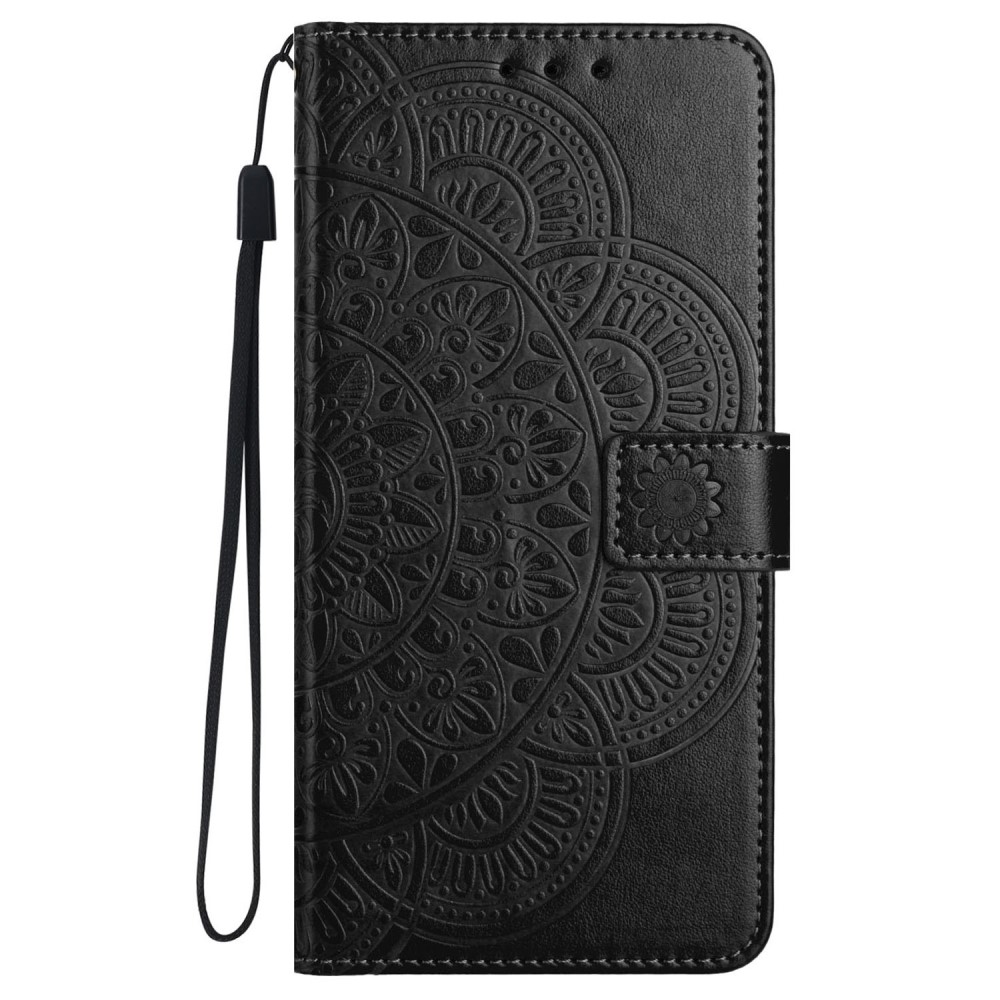  Samsung Galaxy A16 / A26 5G Fodral Mandala Läder Svart