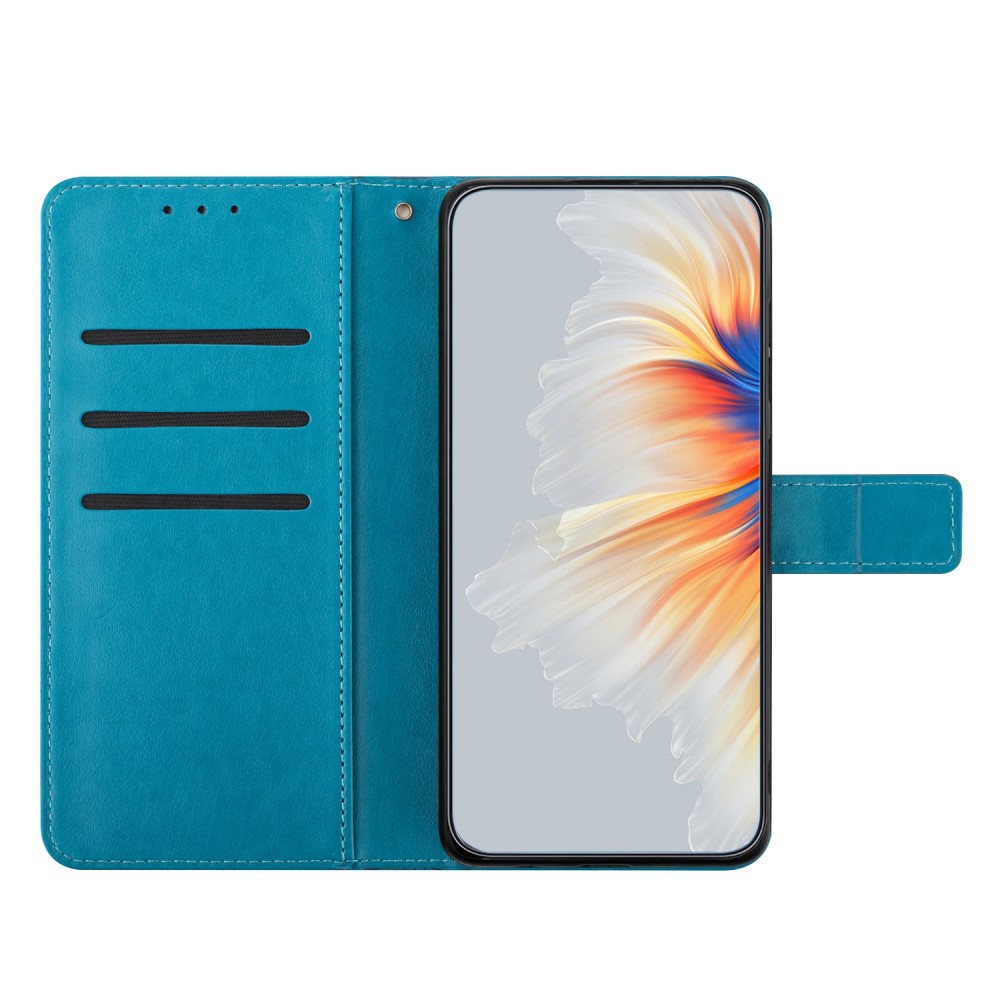  Samsung Galaxy A16 / A26 5G Fodral Mandala Läder Blå