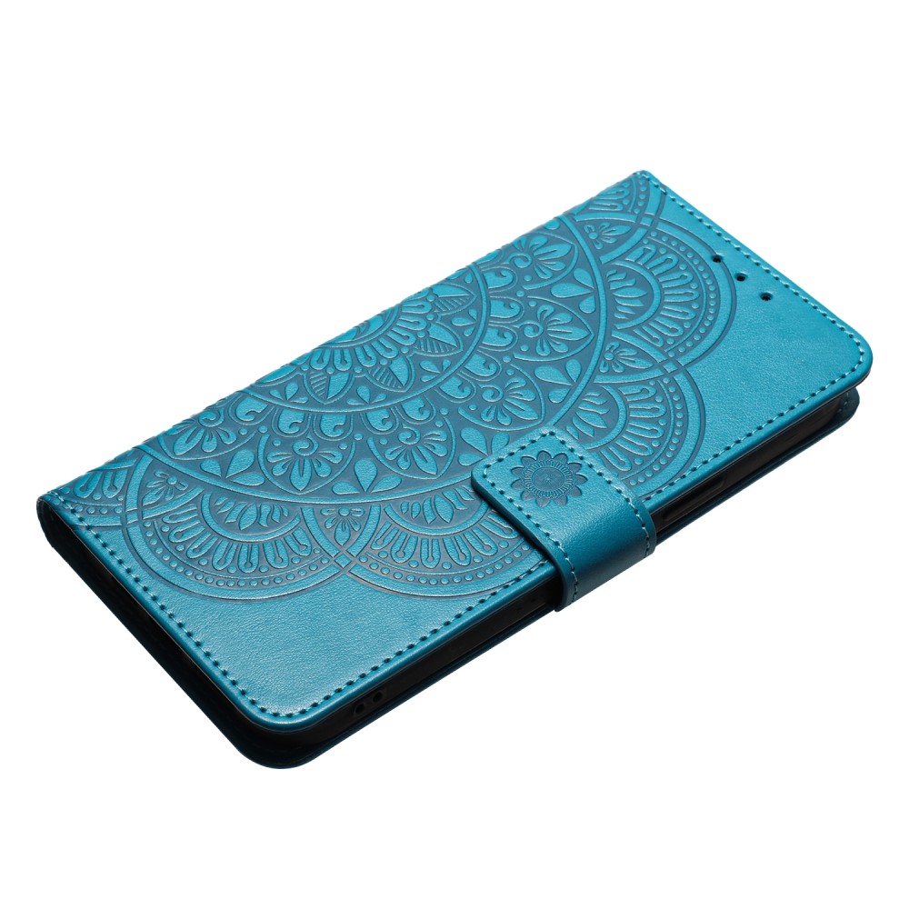  Samsung Galaxy A16 / A26 5G Fodral Mandala Läder Blå