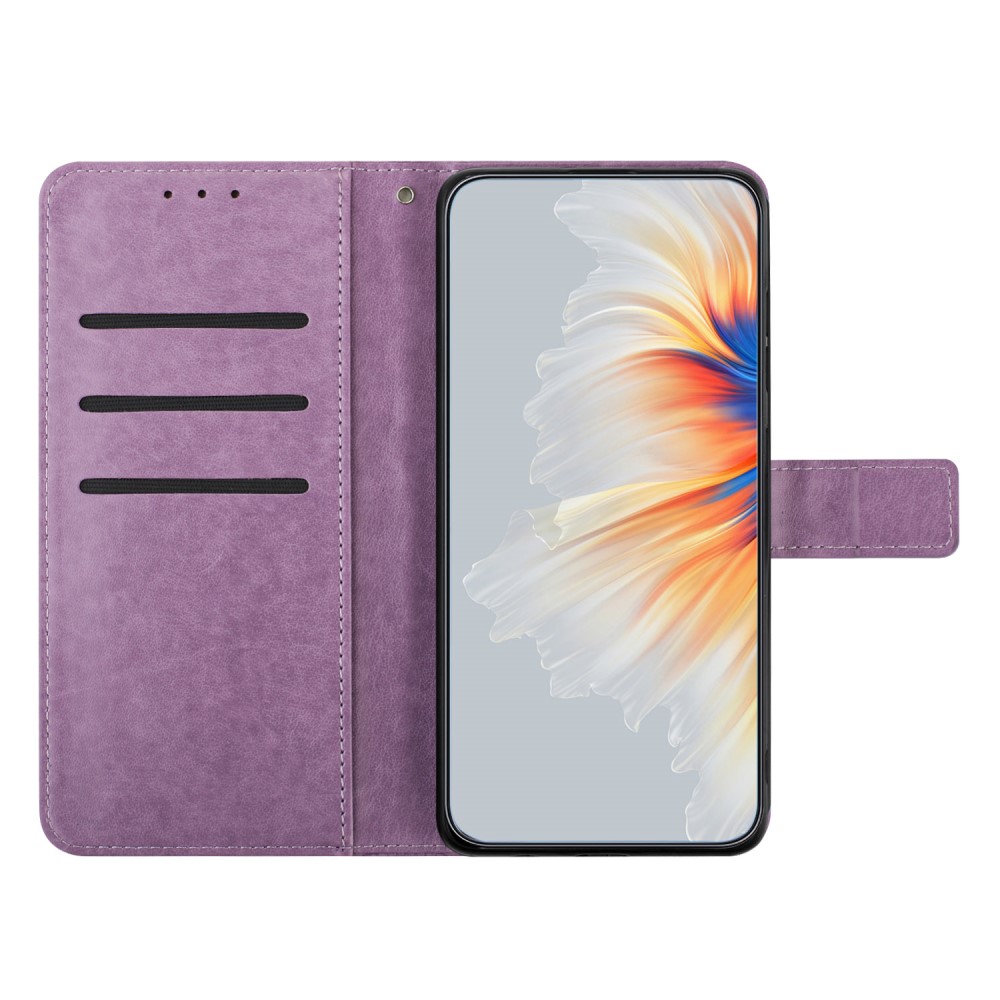  Samsung Galaxy A16 / A26 5G Fodral Mandala Läder Lila