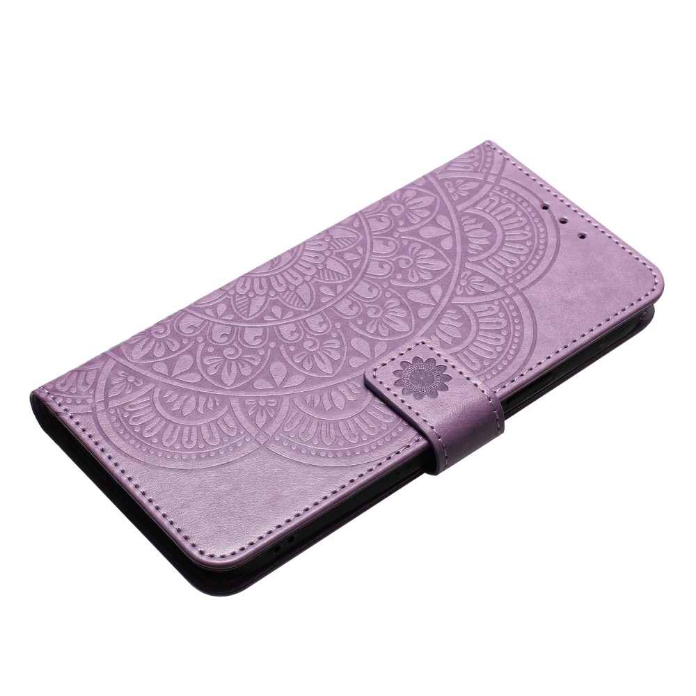  Samsung Galaxy A16 / A26 5G Fodral Mandala Läder Lila