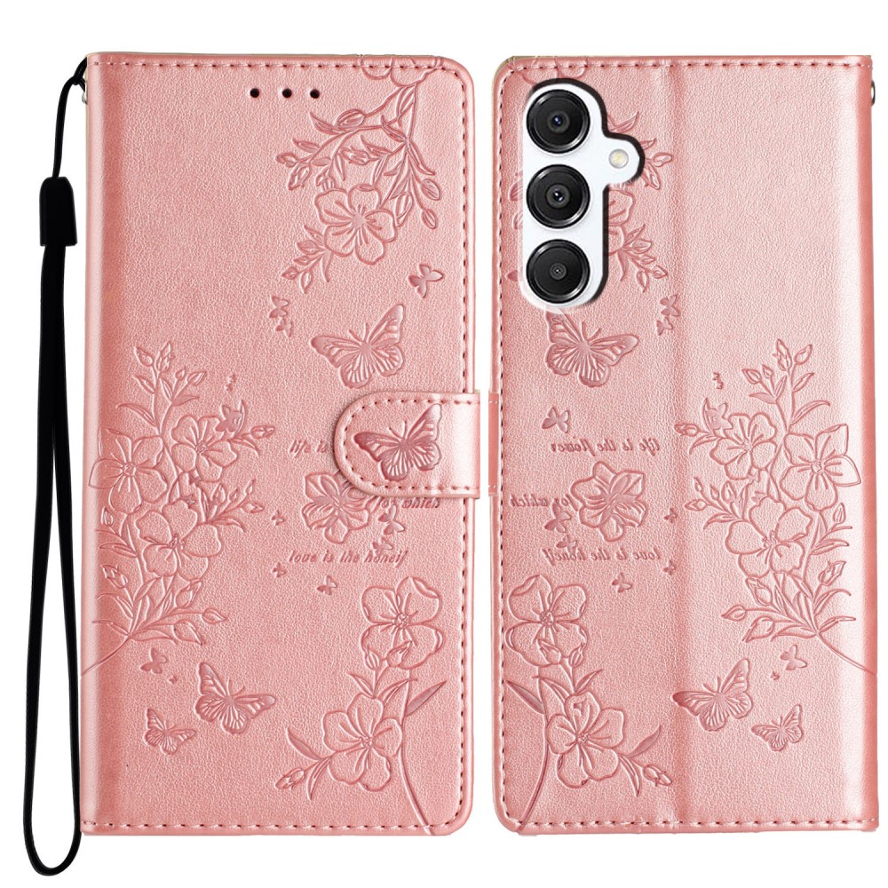  Samsung Galaxy A16/A26 5G Fodral Med Blommigt Tryck