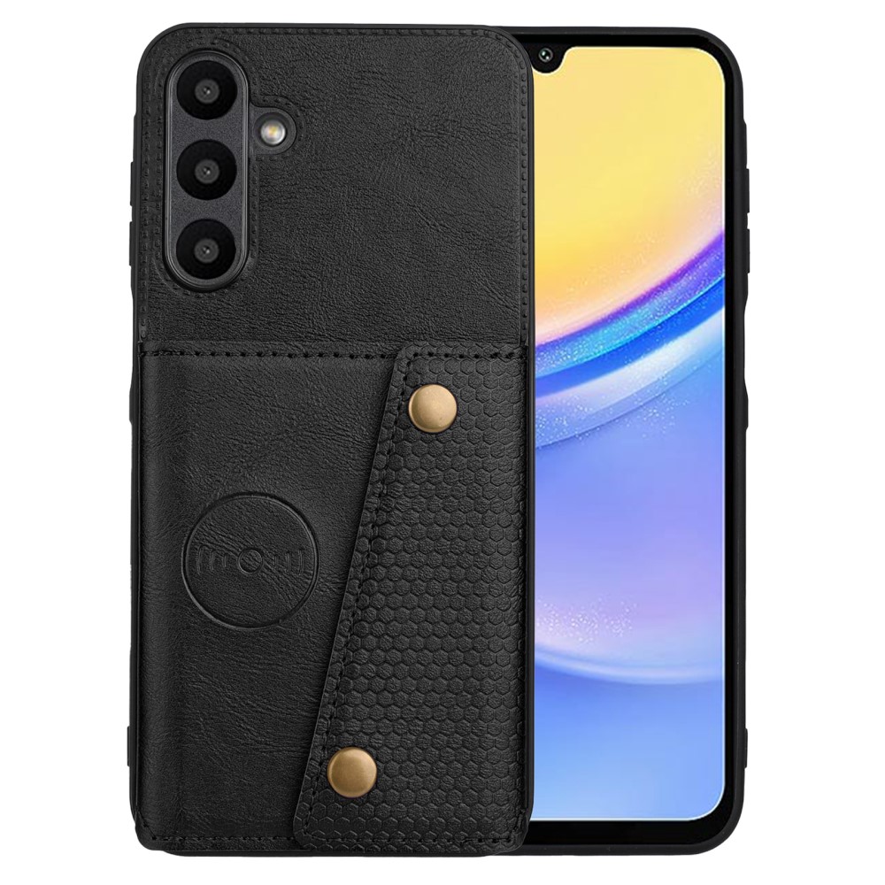  Samsung Galaxy A26 5G Skal Läder Med Kortfack Och Magnet