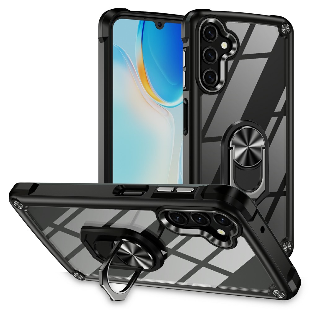  Samsung Galaxy A16/A26 5G Skal Shockproof Ring Hybrid Svart