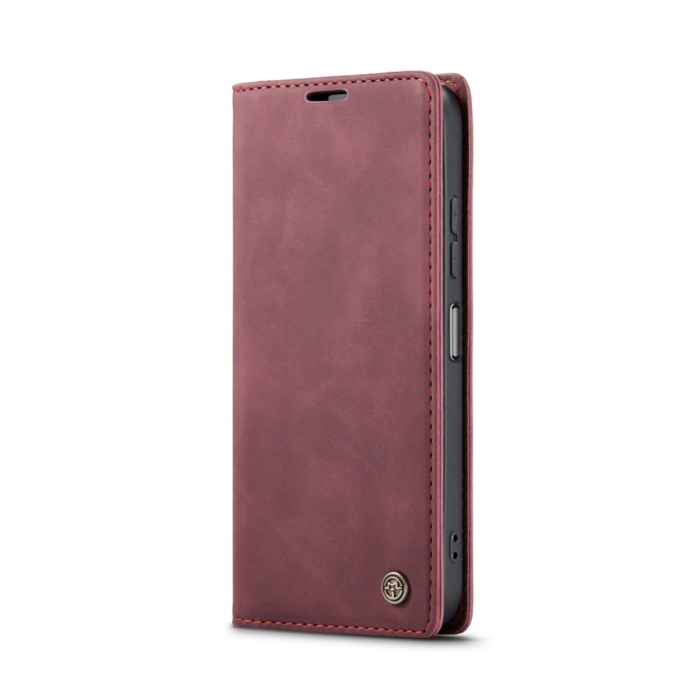 CASEME CASEME Galaxy A16/A26 5G Fodral Flip Retro Läder Röd
